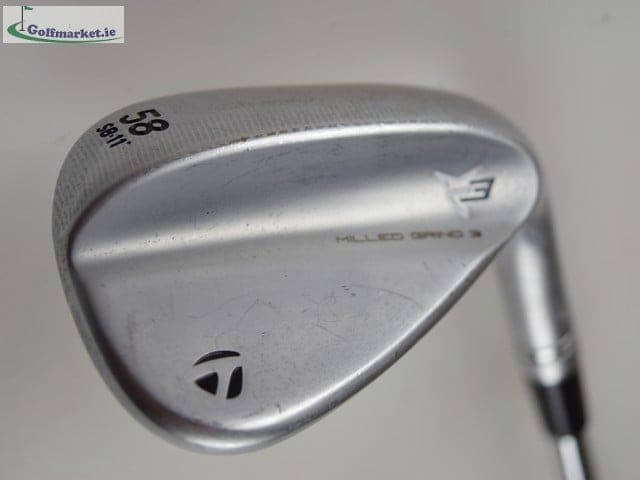 Coin TaylorMade Milled Grind 3 – 58 Degrés, Droitier, Manche Acier Stiff – Occasion Bien Entretenu